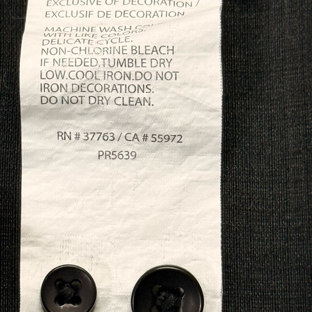 Black Button-Up Shirt - Picture 7 of 8